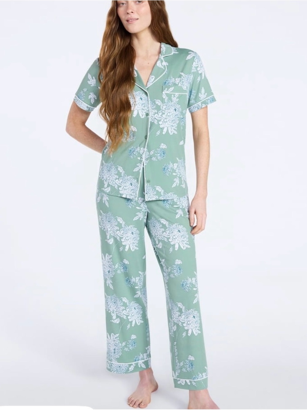 Joyspun Dreamy Soft Top & Capri Pants Set XS EUC